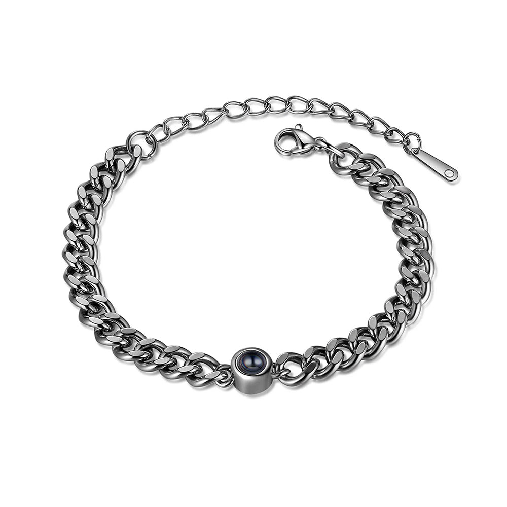 Fotoarmband - Grovkettet