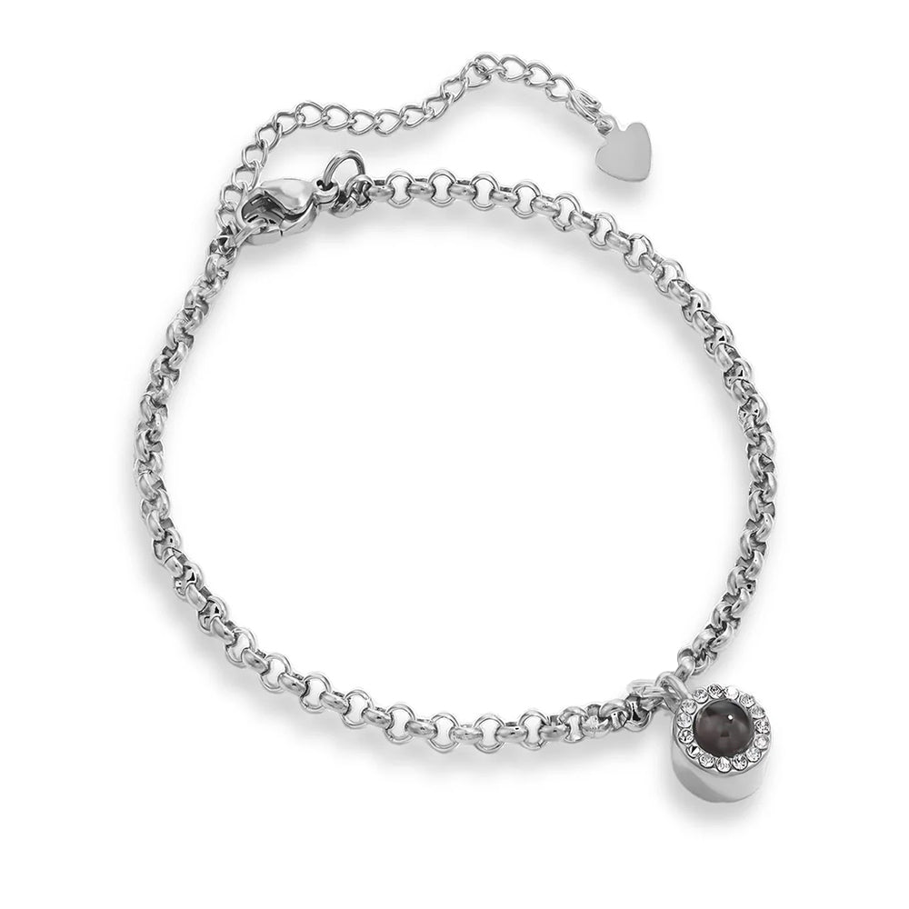 Fotoarmband - Diamantlänk