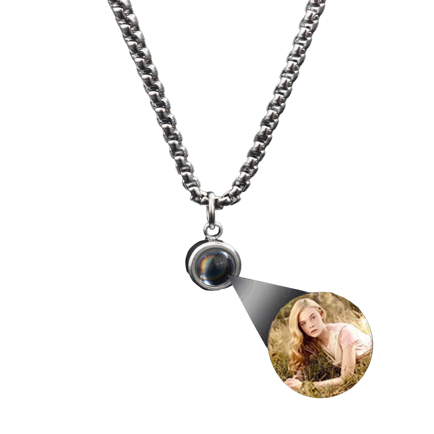 Fotohalsband - Grovkettet