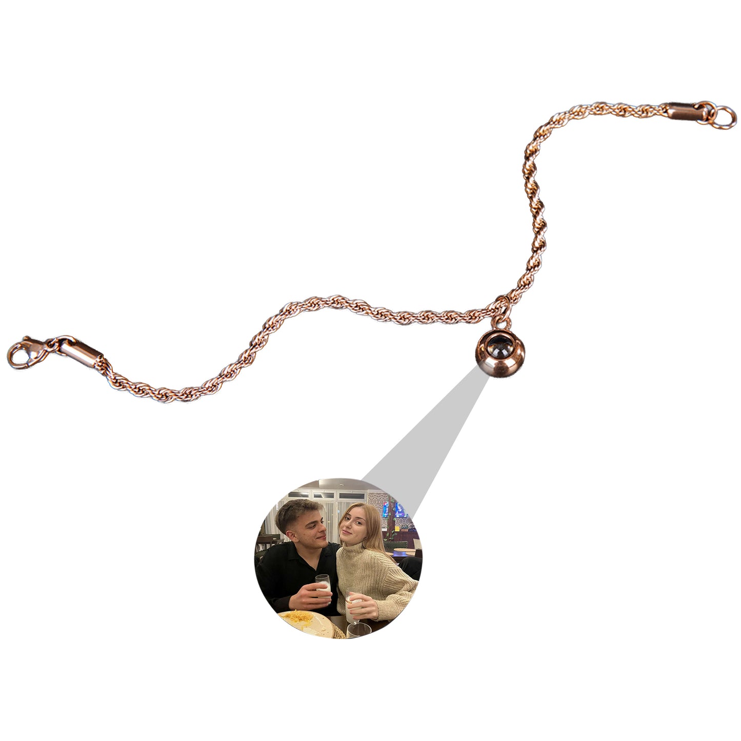 Fotoarmband - Tvinnat