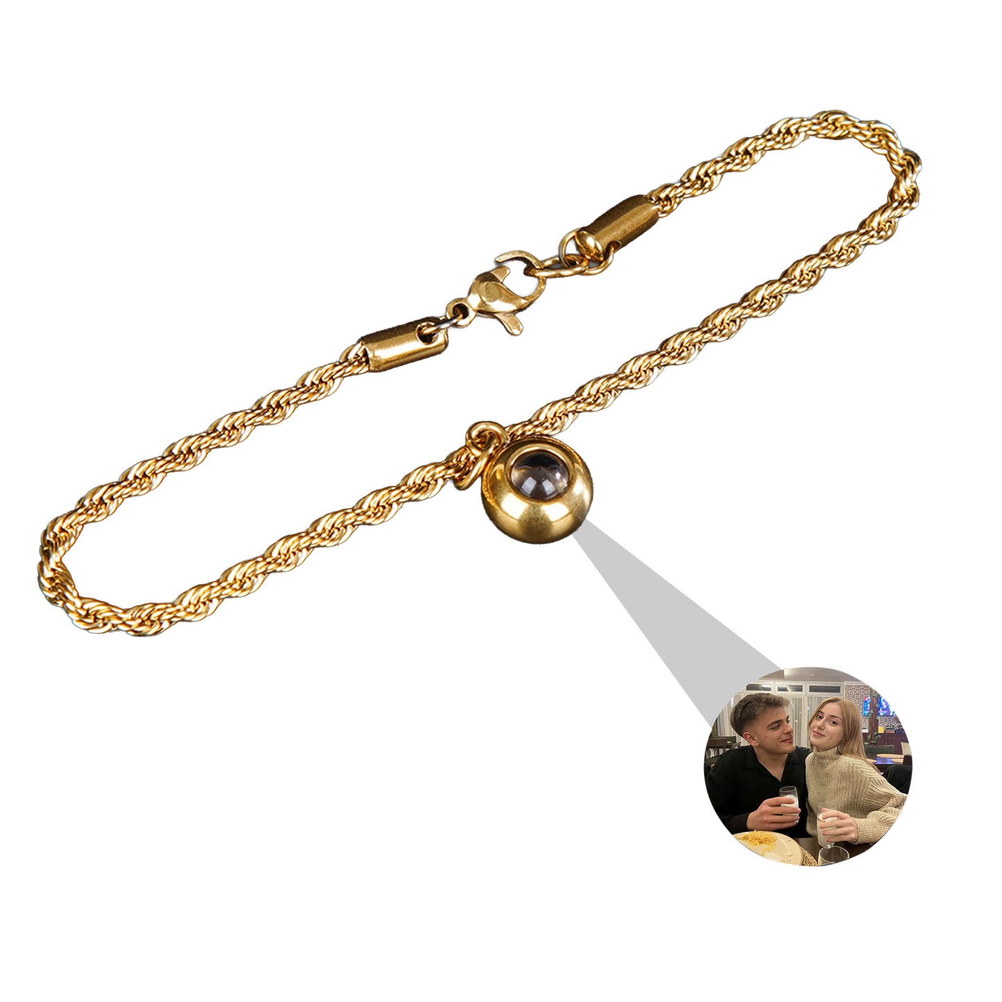 Fotoarmband - Tvinnat