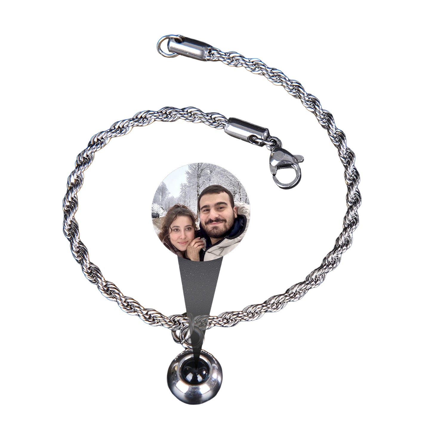 Fotoarmband - Tvinnat