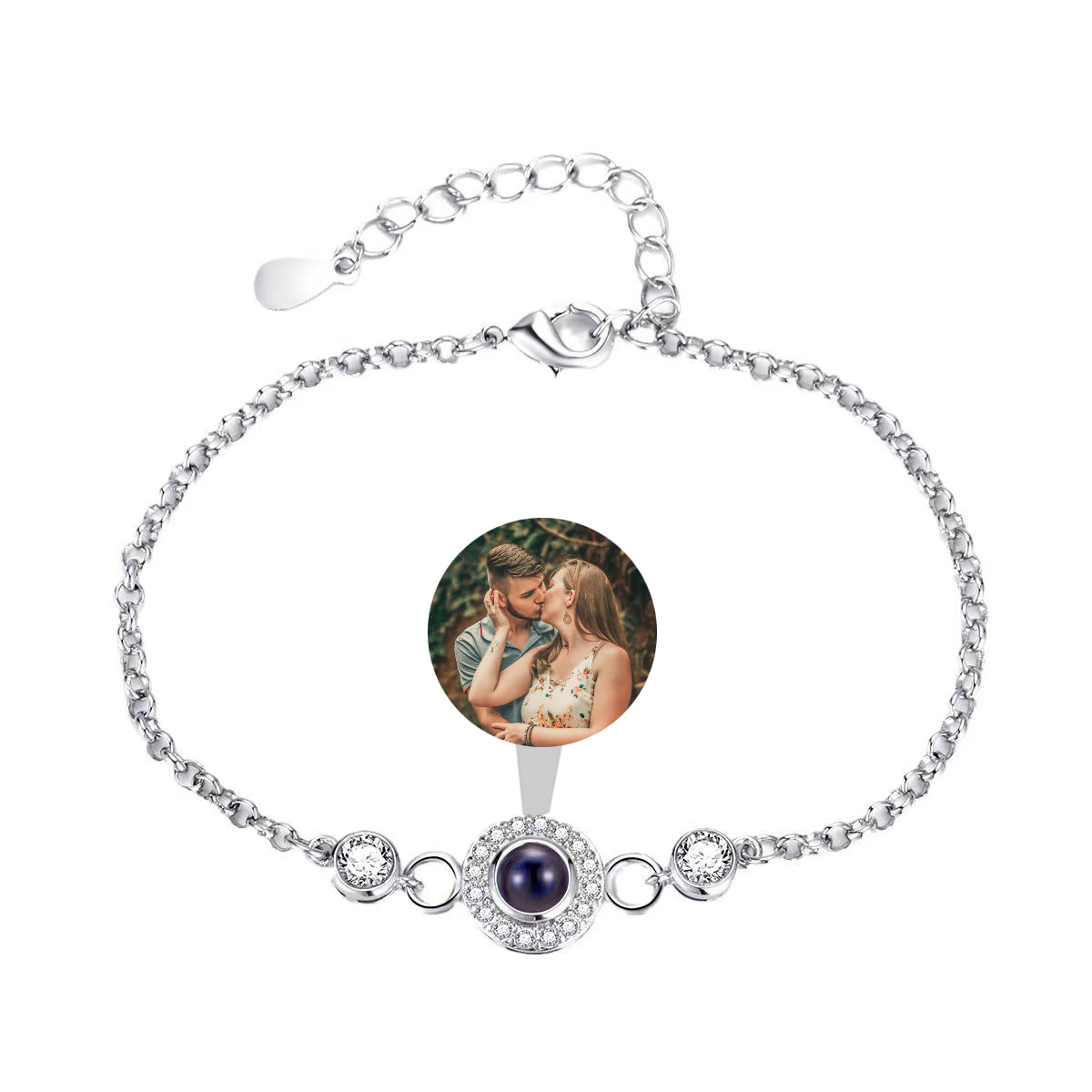 Fotoarmband - Två diamanter