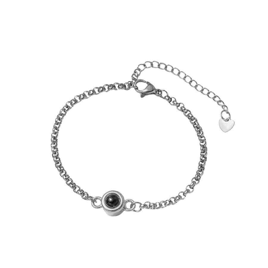 Fotoarmband - Kedja med två ringar