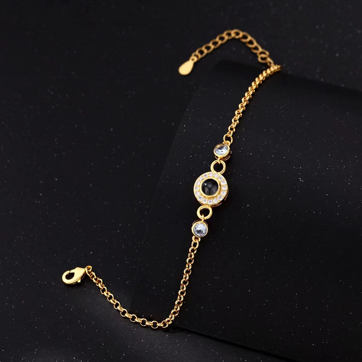 Fotoarmband - Två diamanter