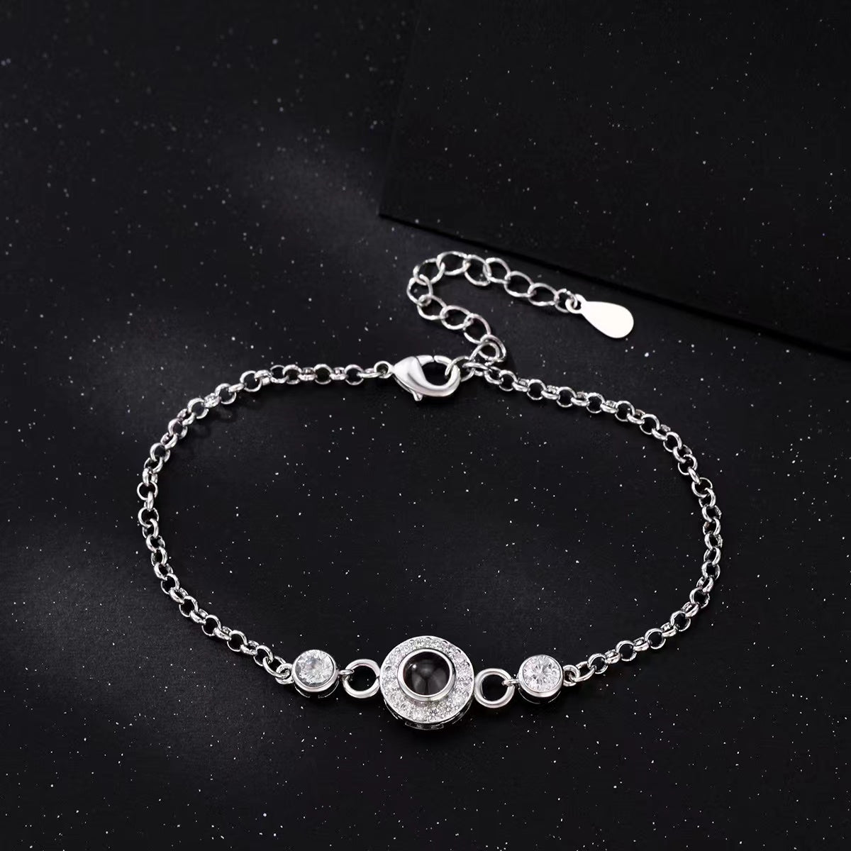 Fotoarmband - Två diamanter