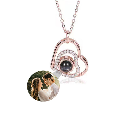 Fotohalsband - Hjärta &amp; Diamant 