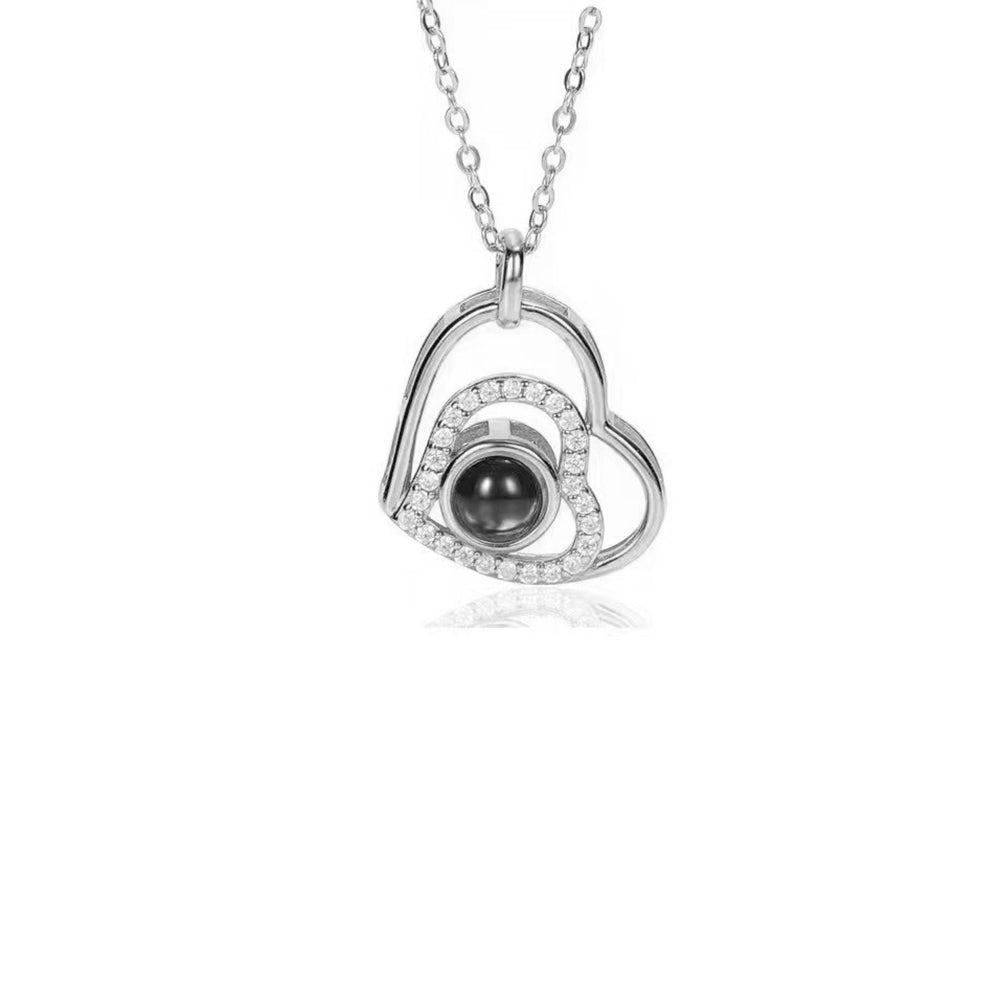 Fotohalsband - Hjärta &amp; Diamant 