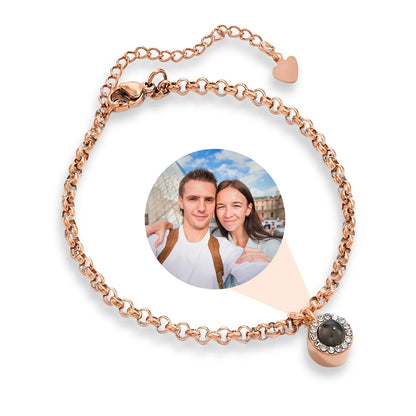 Fotoarmband - Diamantlänk