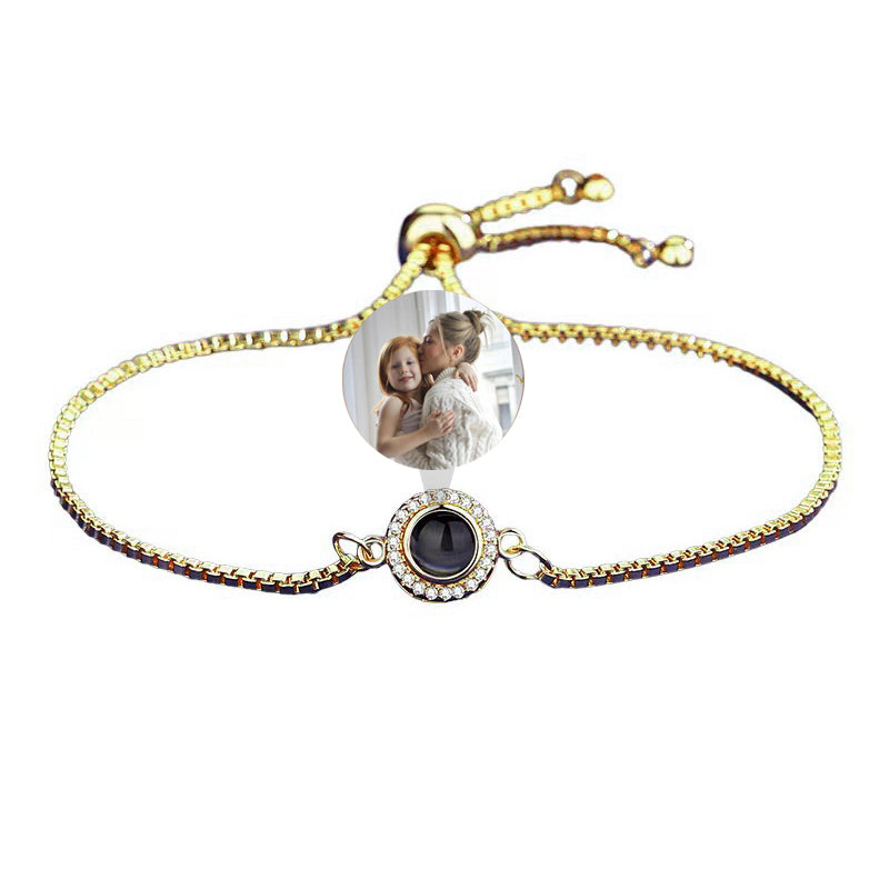 Fotoarmband - Glittrande