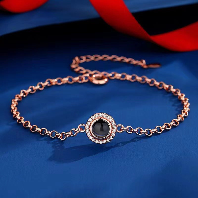 Fotoarmband - Glittrande