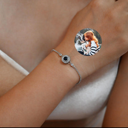Fotoarmband - Två diamanter